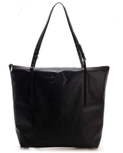 Maison Margiela Four-stitch Oversized Tote Bag - Black