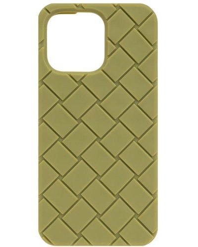 Bottega Veneta Iphone 15 Pro Max Case, - Green