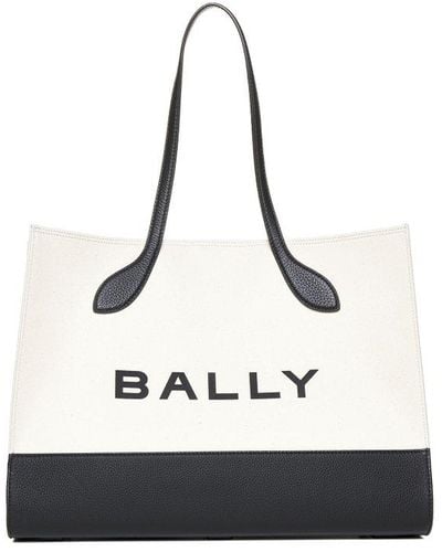 White Bally Tote bags for Women | Lyst