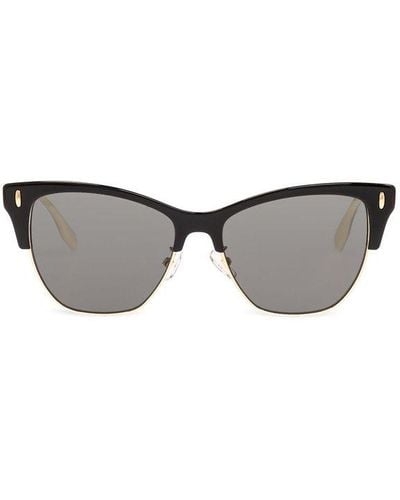 Tory Burch 'miller Clubmaster' Sunglasses, - Gray