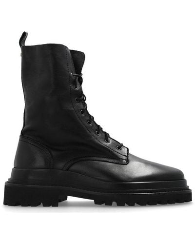 Isabel Marant Ghiso Lace-up Combat Boots - Black