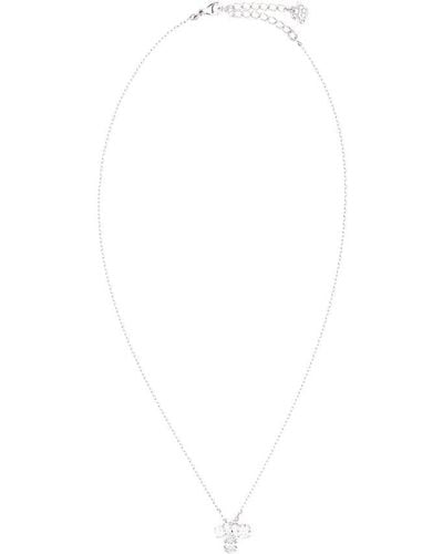 Swarovski Attract Cluster Pendant Necklace - White