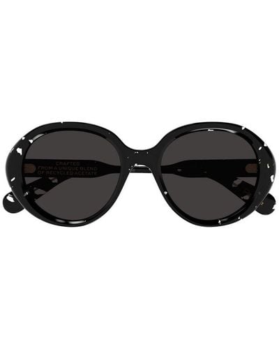 Chloé Round Frame Sunglasses - Black