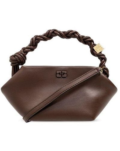 Ganni Shoulder Bag, - Brown