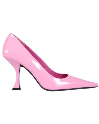 BY FAR Viva Pointed-toe Pumps - Pink