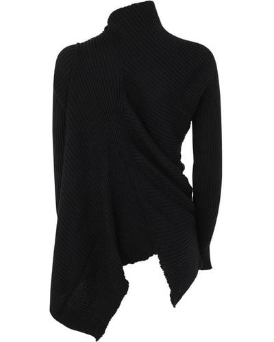 Marques'Almeida Draped Sweater - Black