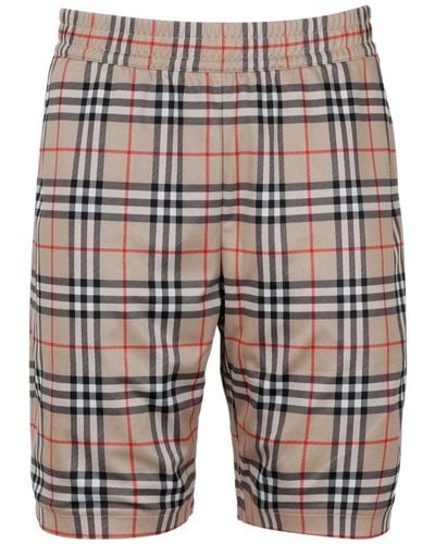 Burberry Vintage Check Shorts - Gray