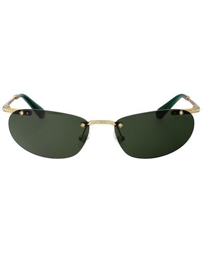 Swarovski Frameless Sunglasses - Green