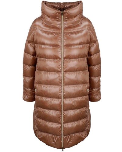 Herno Mid-length Down Coat - Brown