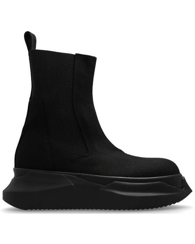Rick Owens Beatle Abstract Chelsea Boots - Black