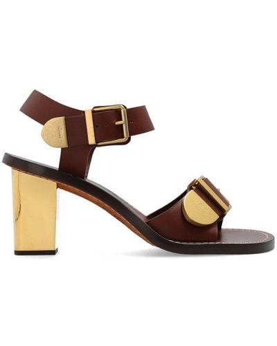 Chloé Rebecca High-heeled Sandals - Brown