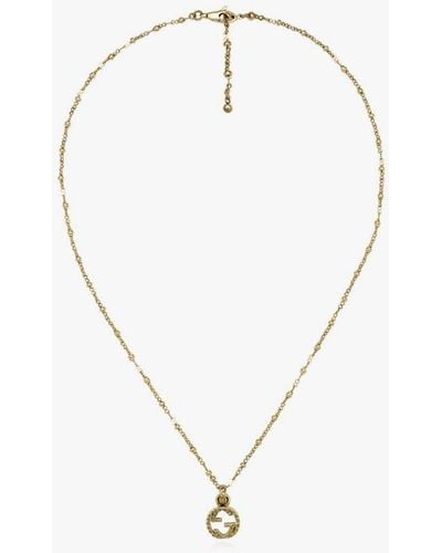 Gucci Yellow Gold Necklace, - White