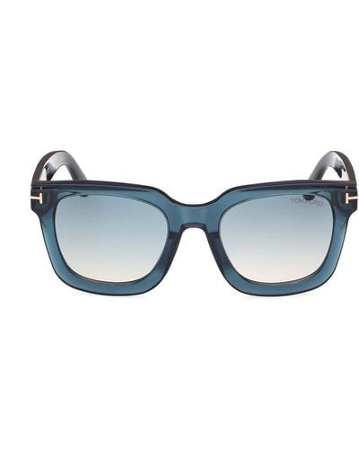 Tom Ford Square Frame Sunglasses - Blue