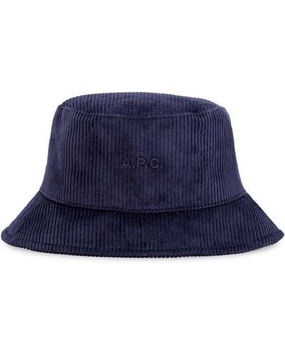 A.P.C. Bucket Hat - Blue