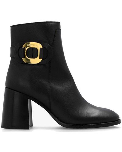 See By Chloé Chany Heeled Ankle Boots - Black