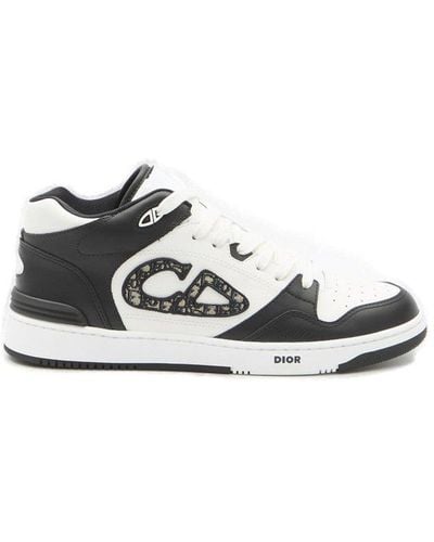 Dior B57 Mid-top Sneakers - White