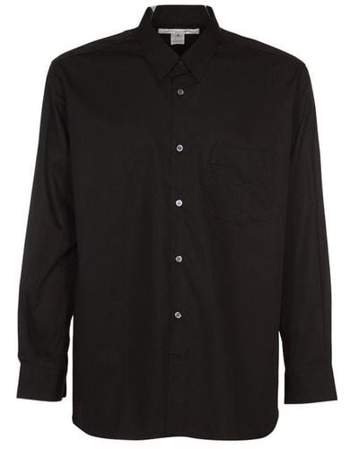 Comme des Garçons Long-Sleeved Shirt - Black