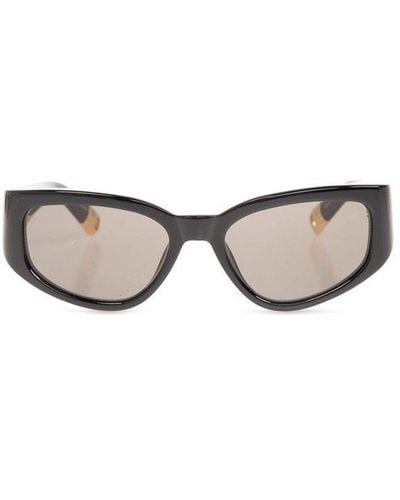 Jacquemus Sunglasses With Logo, - Black