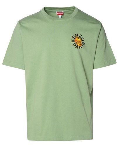 KENZO Green Cotton T-shirt