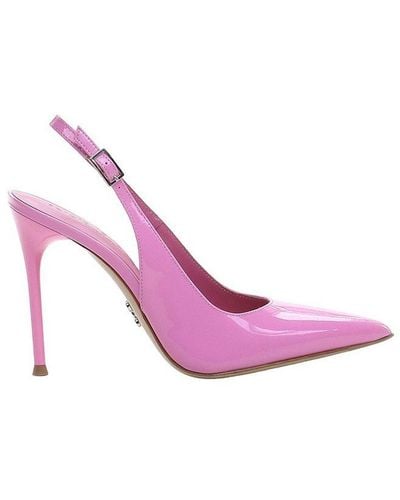 Sergio Levantesi Laury 4 Pointed-toe Slingback Court Shoes - Pink