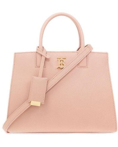 Burberry 'frances Mini' Shopper Bag - Pink