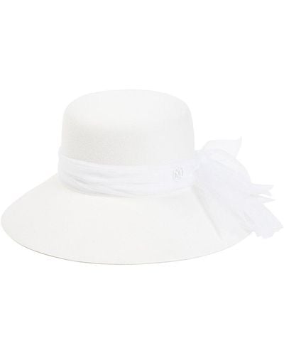 Maison Michel New Kendall Marry Hat - White