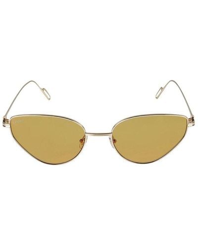 Cartier Cat-eye Frame Sunglasses - Metallic