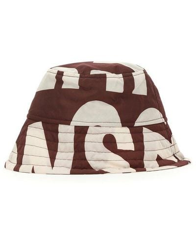 Dries Van Noten Logo Printed Bucket Hat - Multicolour