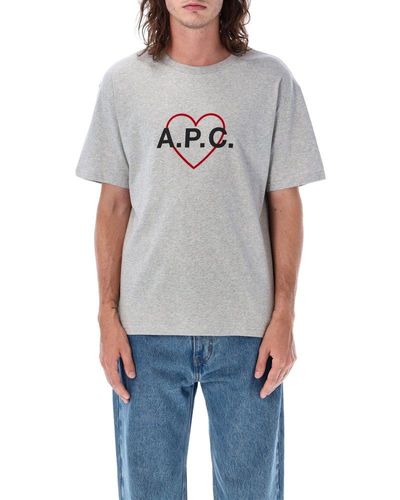 A.P.C. Valentin T-shirt - Gray