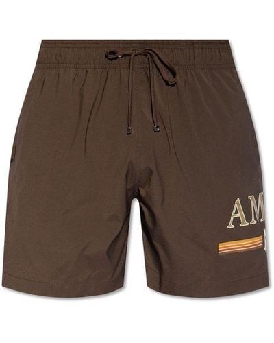Amiri Swimming Shorts - Brown