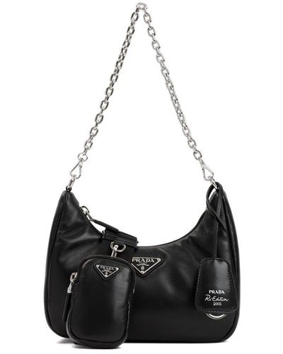 Prada Re-nylon Re-edition 2005 Shoulder Bag - Black