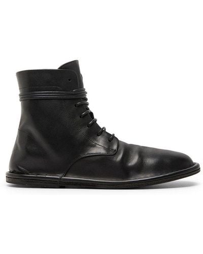 Marsèll Filo Lace Up Ankle Boots - Black
