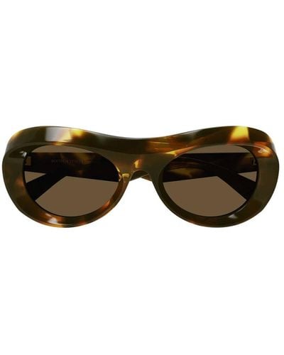 Bottega Veneta Bv1284S Linea New Classic 002 Sunglasses - Brown