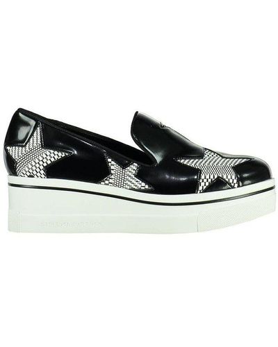 Stella McCartney Binx Round Toe Flatforms - Black