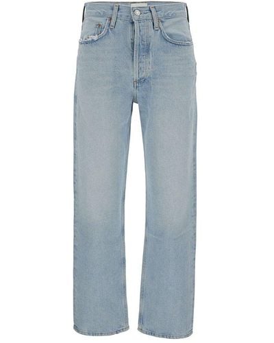Agolde 90's Pinch Waist Straight-leg Jeans - Blue