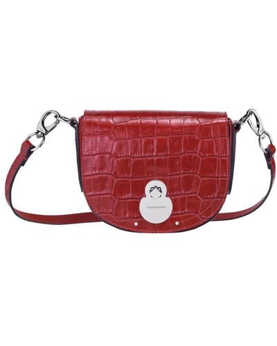 Longchamp Cavalcade Crossbody Bag - Red