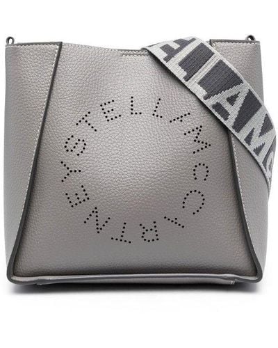 Stella McCartney Stella Logo Shoulder Bag - Gray