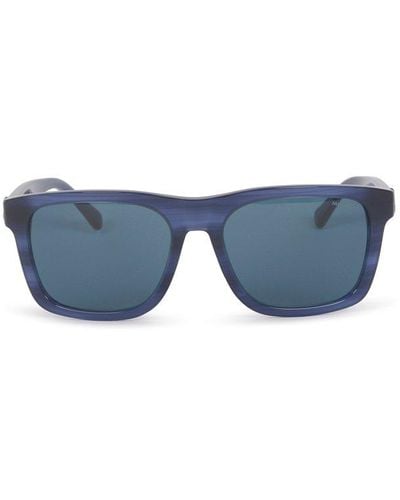 Moncler Rectangular Frame Sunglasses - Blue
