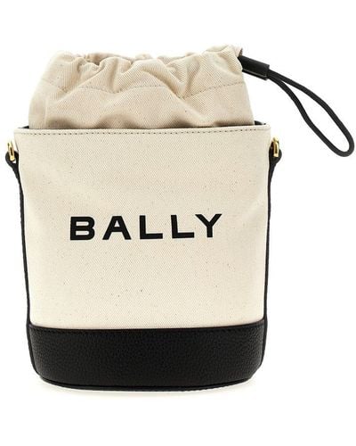 Bally Bucket Bag "bar" - Natural