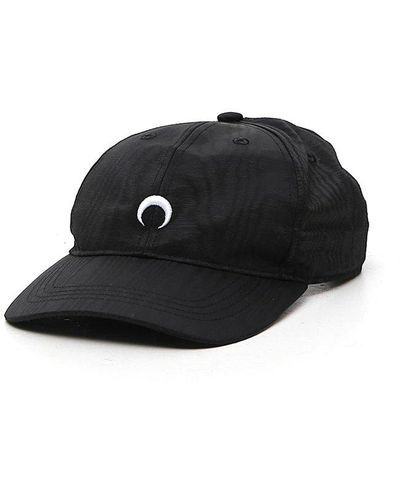 Marine Serre Moon Embroidered Baseball Cap - Black