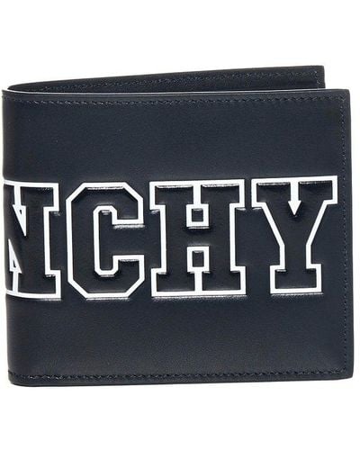 Givenchy Logo Leather Bifold Wallet - Black