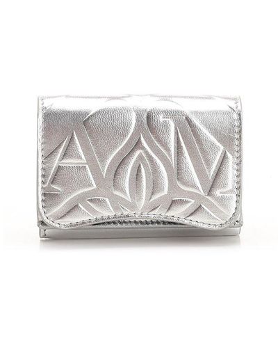Alexander McQueen Trifold Wallet - White