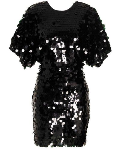 ROTATE BIRGER CHRISTENSEN Sequin Mini Dress - Black