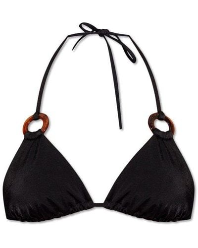 DSquared² Ring Detailed Bikini Top - Black