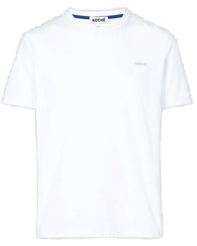 Koche Crewneck Short-sleeved T-shirt - White