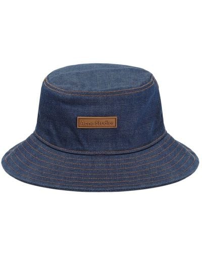 Acne Studios Bucket Hat - Blue