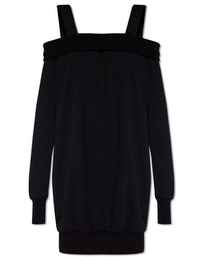 Yohji Yamamoto Slip Dress, - Black
