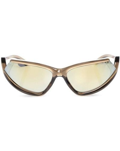 Balenciaga Cat-eye Framed Sunglasses - Natural
