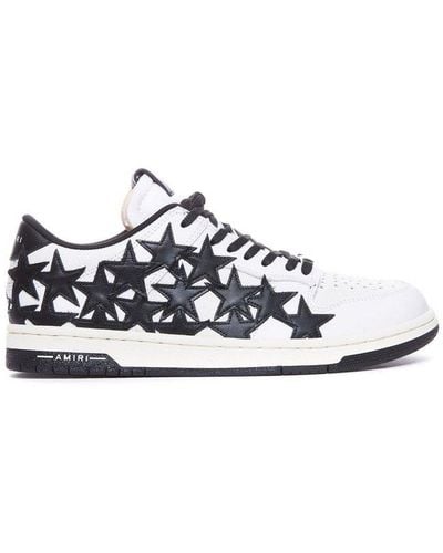 Amiri Skel Round-toe Lace-up Sneakers - White