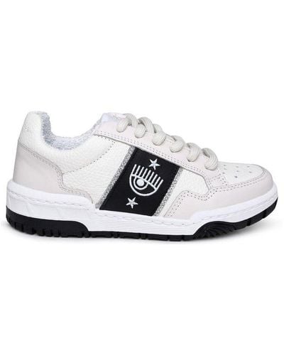 Chiara Ferragni Cf-1 Lace-up Sneakers - White